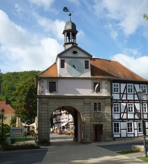 Das Söder Tor in Bad Sooden-Allendorf, ein Fachwerktorbau